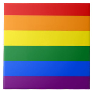 Azulejo da bandeira do orgulho do arco-íris LGBT