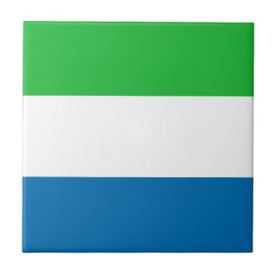 Azulejo da bandeira do Sierra Leone