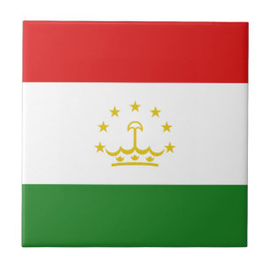 Azulejo da Bandeira do Tajiquistão