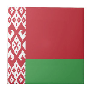 Azulejo da Bandeira Patriótica da Bielorrússia