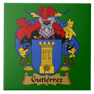 Azulejo da brasão da família de Gutiérrez