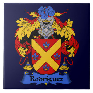 Azulejo da brasão da família de Rodriguez