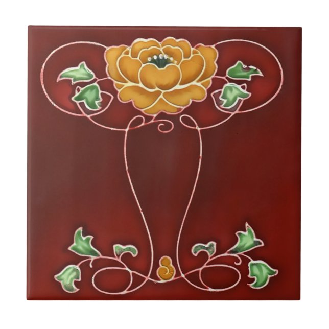 Azulejo da característica de design do vintage de (Frente)