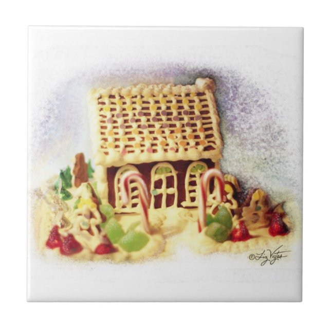 Azulejo da Casa Gingercake das festas (Frente)