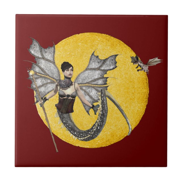 Azulejo da Deusa Dragão (Frente)