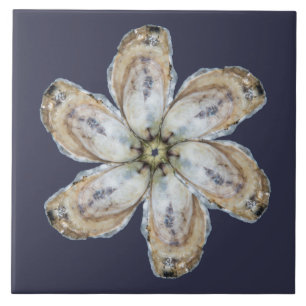 Azulejo da flor da ostra - projete A
