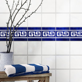 Azulejo da fronteira principal do meander grego