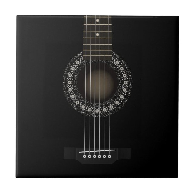 Azulejo da guitarra acústica (Frente)