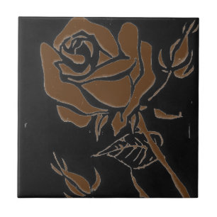 "Azulejo da horta de Brown cor-de-rosa"
