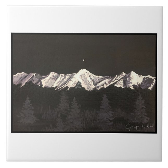 Azulejo da montanha do chifre dos alces (Frente)