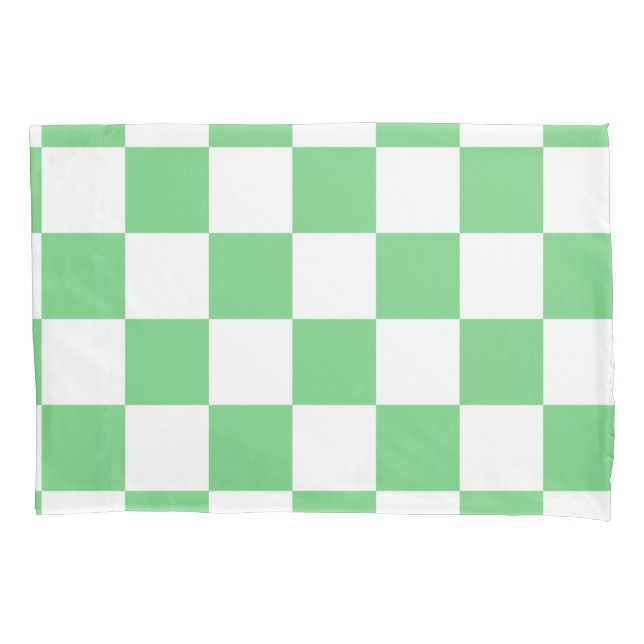 Azulejo da placa de xadrez verde retrorada Y2K (Frente)