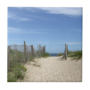 Azulejo da praia de Wrightsville do acesso públic