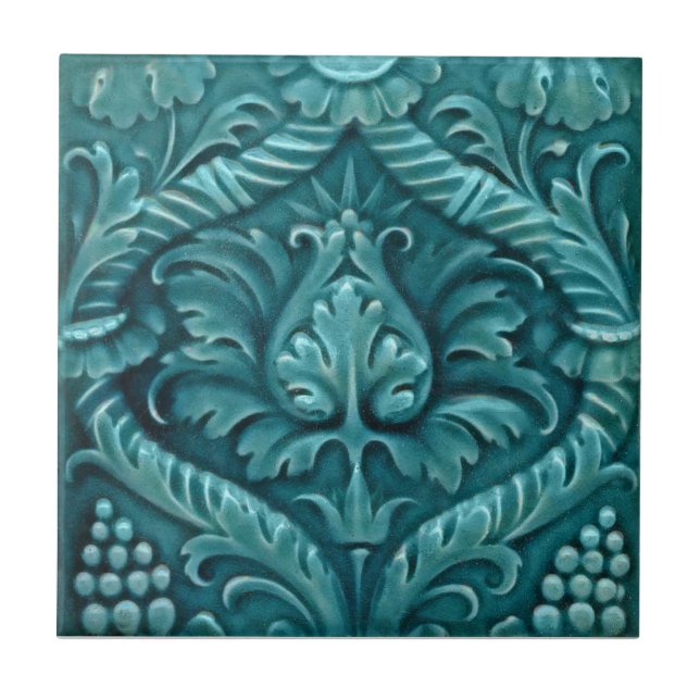 Azulejo da reprodução da antiguidade do (Frente)