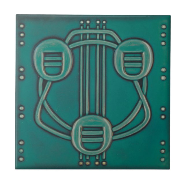 Azulejo da reprodução da antiguidade do (Frente)