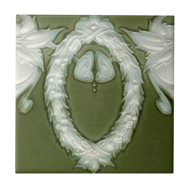 Azulejo da reprodução da antiguidade do Victorian (Frente)