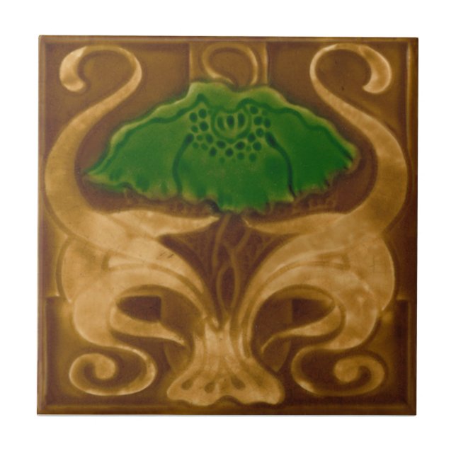 Azulejo da reprodução da antiguidade do Victorian (Frente)