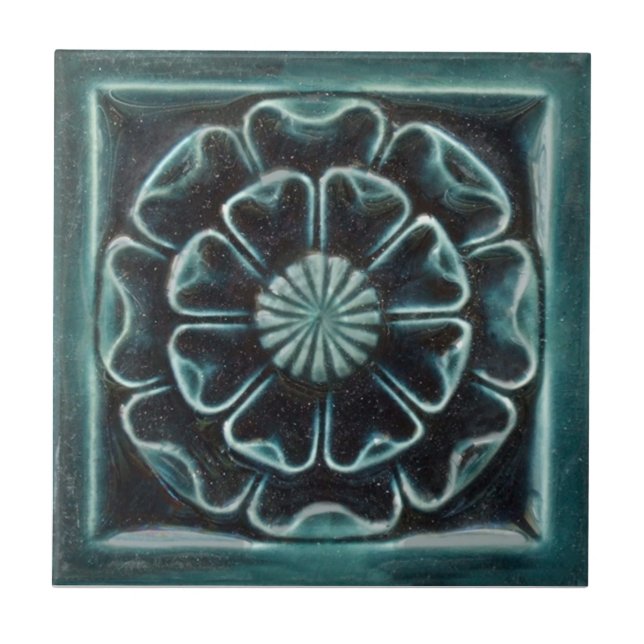 Azulejo da reprodução da antiguidade do Victorian (Frente)