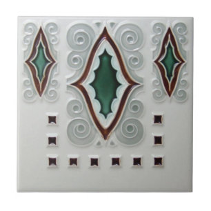 Azulejo da reprodução do art deco AD008
