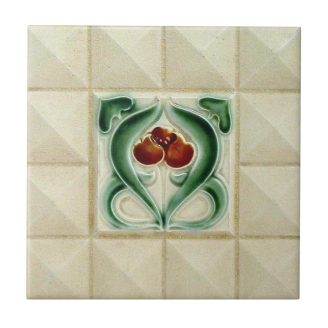 Azulejo da reprodução do art deco AD014 (Frente)