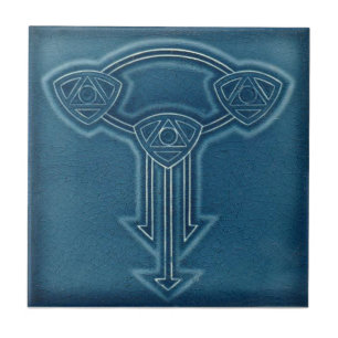 Azulejo da reprodução do art deco AD042