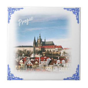 Azulejo da república checa da cidade de Praga