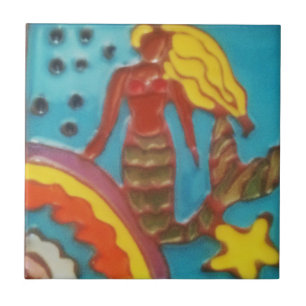 Azulejo da sereia da ilha de Catalina por