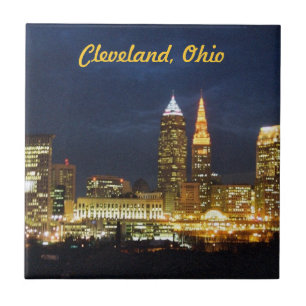 Azulejo das luzes das noites de Cleveland, Ohio