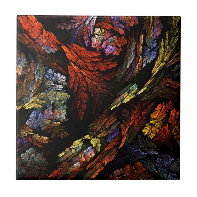 Azulejo de Abstrato de Harmonia de Cor (Frente)