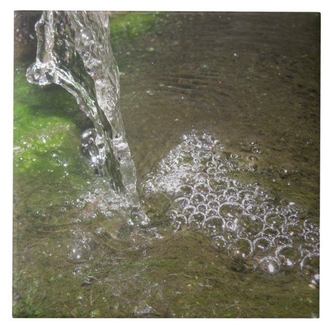 Azulejo de água borbulhante em cascata (Frente)