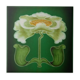 Azulejo de Alivio Barrett Art Nouveau Repro 1905 F