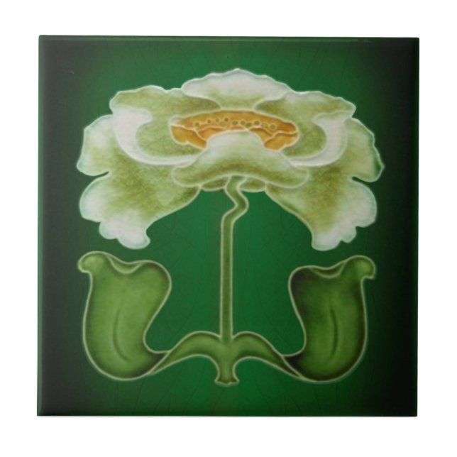 Azulejo de Alivio Barrett Art Nouveau Repro 1905 F (Frente)