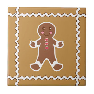 Azulejo de Apoio de Homem de Pão de Mel