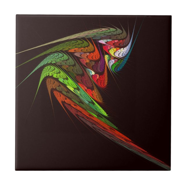 Azulejo de Arte Abstrato Chameleon (Frente)