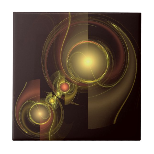 Azulejo de arte de Abstrato de conexão íntima (Frente)