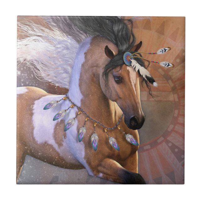 Azulejo de Arte de Folha de Ouro (Frente)