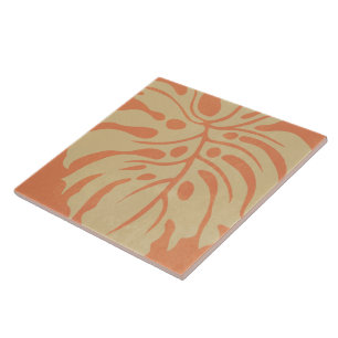 Azulejo de arte do Beach Vibes Monstera