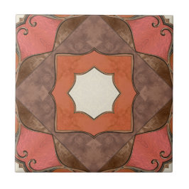 Azulejo de arte geométrica boêmica Abstrato