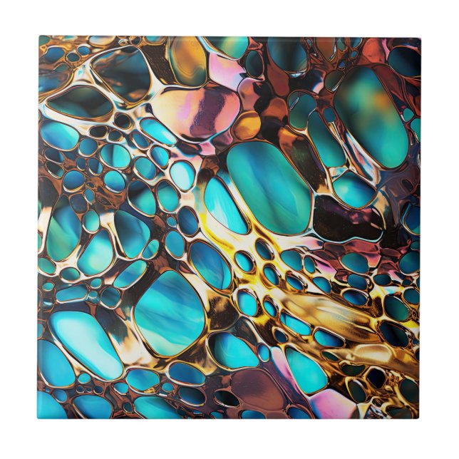 Azulejo de arte metálica anodizado (Frente)