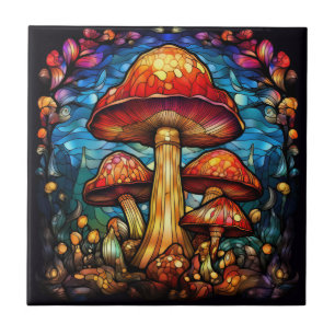 Azulejo de Arte Mushroom
