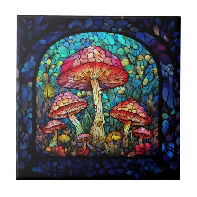 Azulejo de Arte Mushroom (Frente)