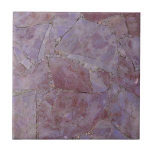 Azulejo de backsplash do Impressão de Jade Roxo