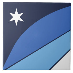 Azulejo de Bandeira da Cidade de Columbia