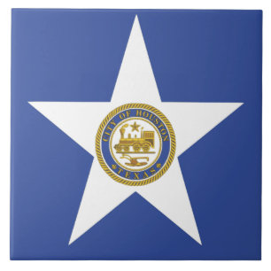 Azulejo de Bandeira de Houston City