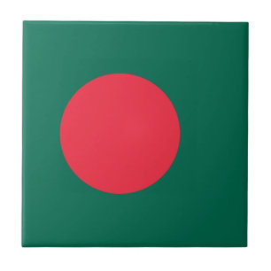 Azulejo de Bandeira do Bangladesh Patriótico