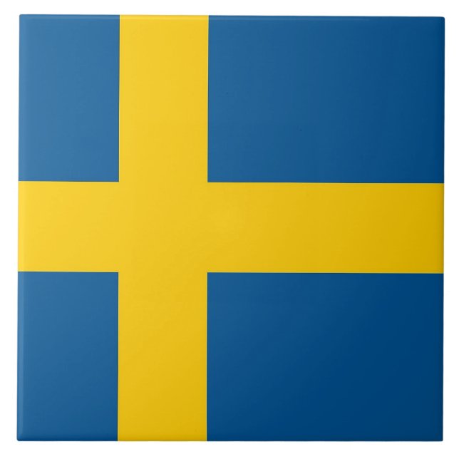 Azulejo de Bandeira Sueco (Frente)