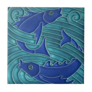 Azulejo de Banheiro - Azulejo Antigo Art Nouveau P