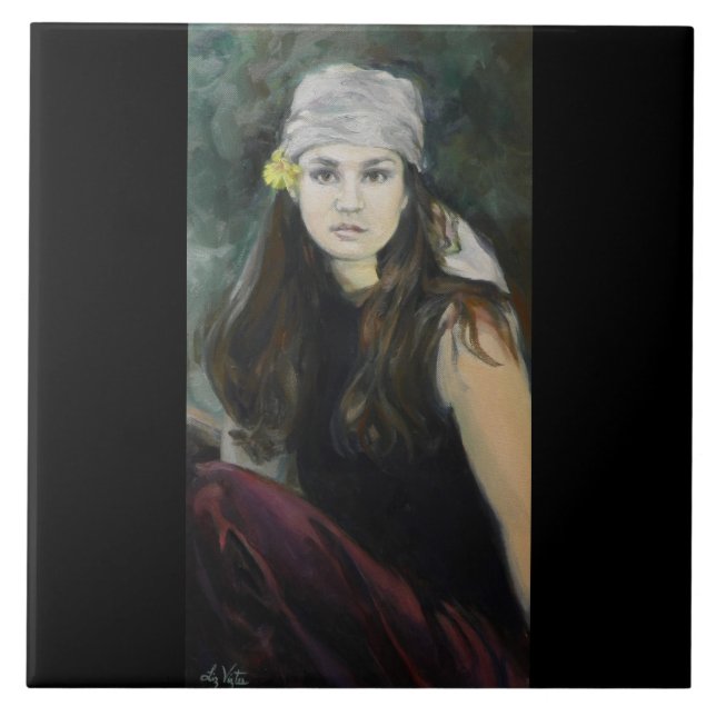 Azulejo De Belas Artes Da Cigany (Frente)