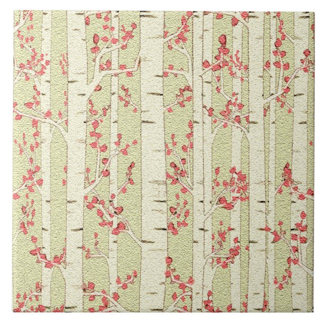 azulejo de bétulas (Frente)