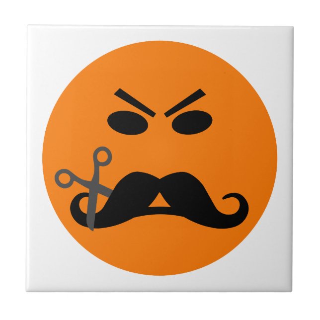Azulejo de bigode raivoso (Frente)