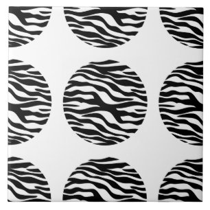 Azulejo de Bolinhas de Impressão Zebra